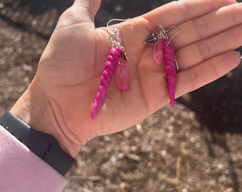 Pendientes Unicornio Rosa