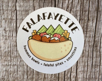 Falafayette Sticker