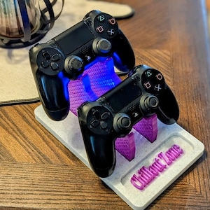 Personalized Universal Controller Stand, 3D Printed Controller Stand, Gamer Gift, Double Controller Station