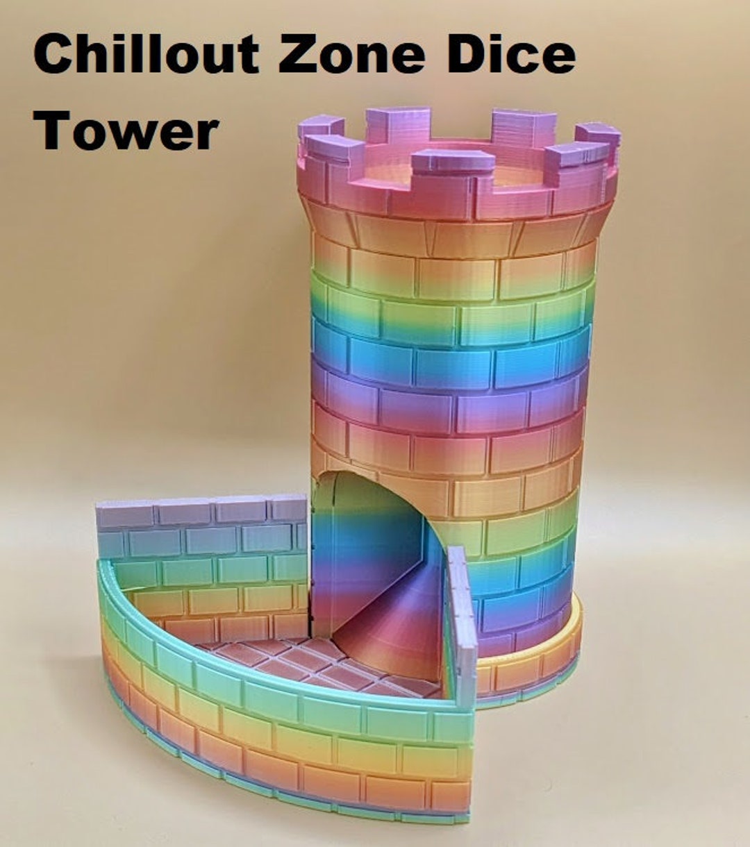 Chillout Zone Dice Tower / Board Games / DND / RPG / RPG Boardgame
