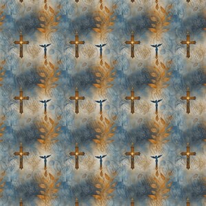 120 Christian Themed Pack 10 Digital Paper - Seamless Textures ...