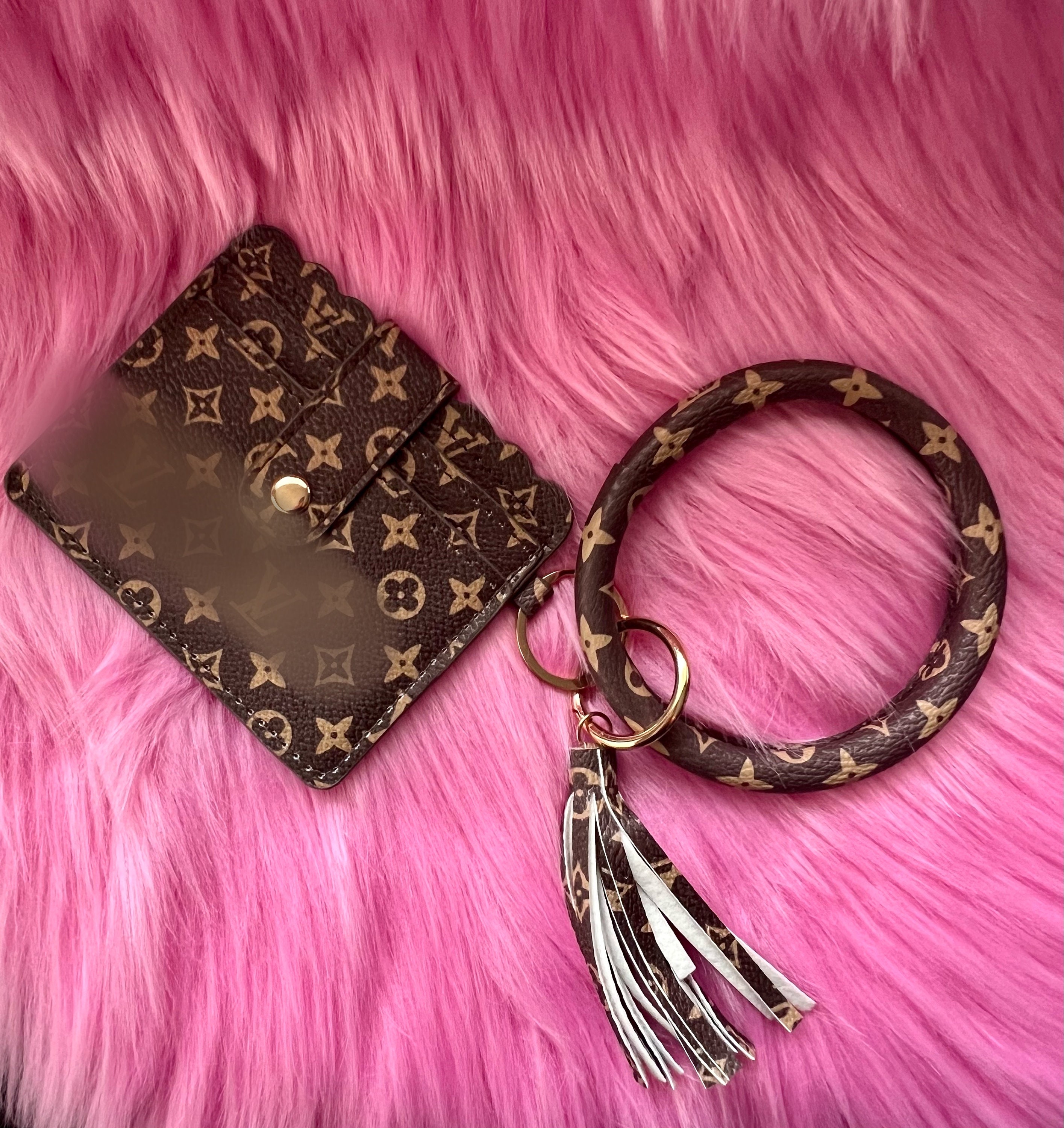 Lv Inspired Keychain Wallets For Men