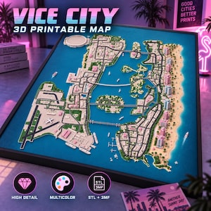 Gta 3 Map - Etsy