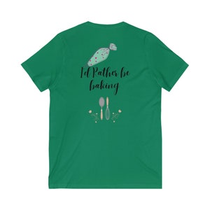 Unisex Jersey Short Sleeve V-Neck Tee