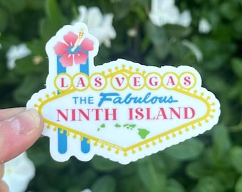 Ninth Island Sticker Decal | Las Vegas | Hawaii | Nevada Sticker | Travel & Tourism | Destination | Aloha State |