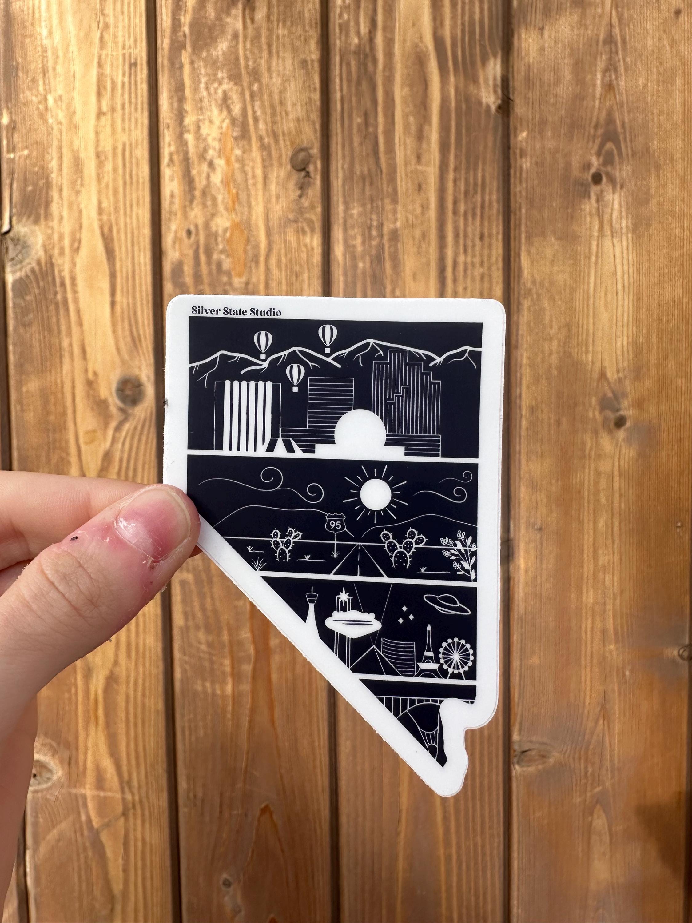 Layers of Nevada Sticker Decal | the Hoover Dam | Las Vegas ...