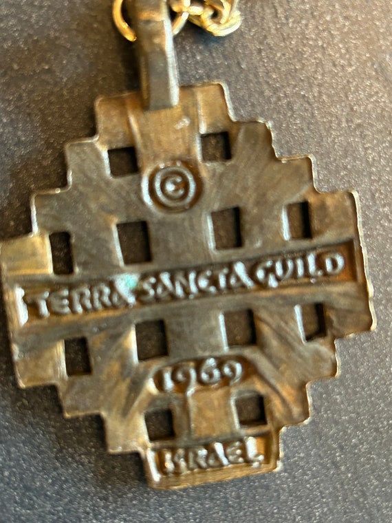 1969 stamped pendant Israel by Terra Sancta - image 6