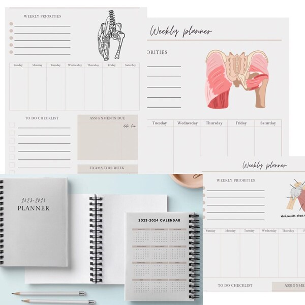 2024 Calendar Physical Etsy