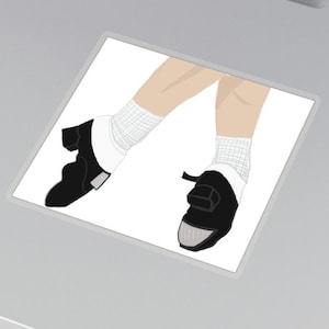 Irish Dancer with Hard Shoes | Irish Dance Sticker 2&quot; x 2&quot;