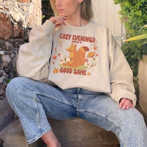 Copy of Cozy Fall Gaming Sweatshirt|Girl Gamer|Cozy Gamer Sweatshirt|Video Game Crewneck| Cozy Gaming Gift