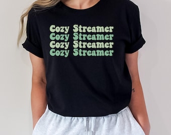 Cozy Gamer Shirt, Funny Gamer Gifts, Cute Gaming Shirt, Game Lover Shirt, Gifts For Her, Cozy Steamer Gift, Retro Gamer Shirt, Unisex Crew