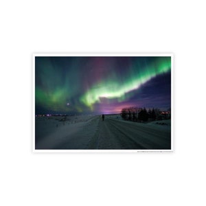 Northern Aurora Lights (Wall Art Decor)