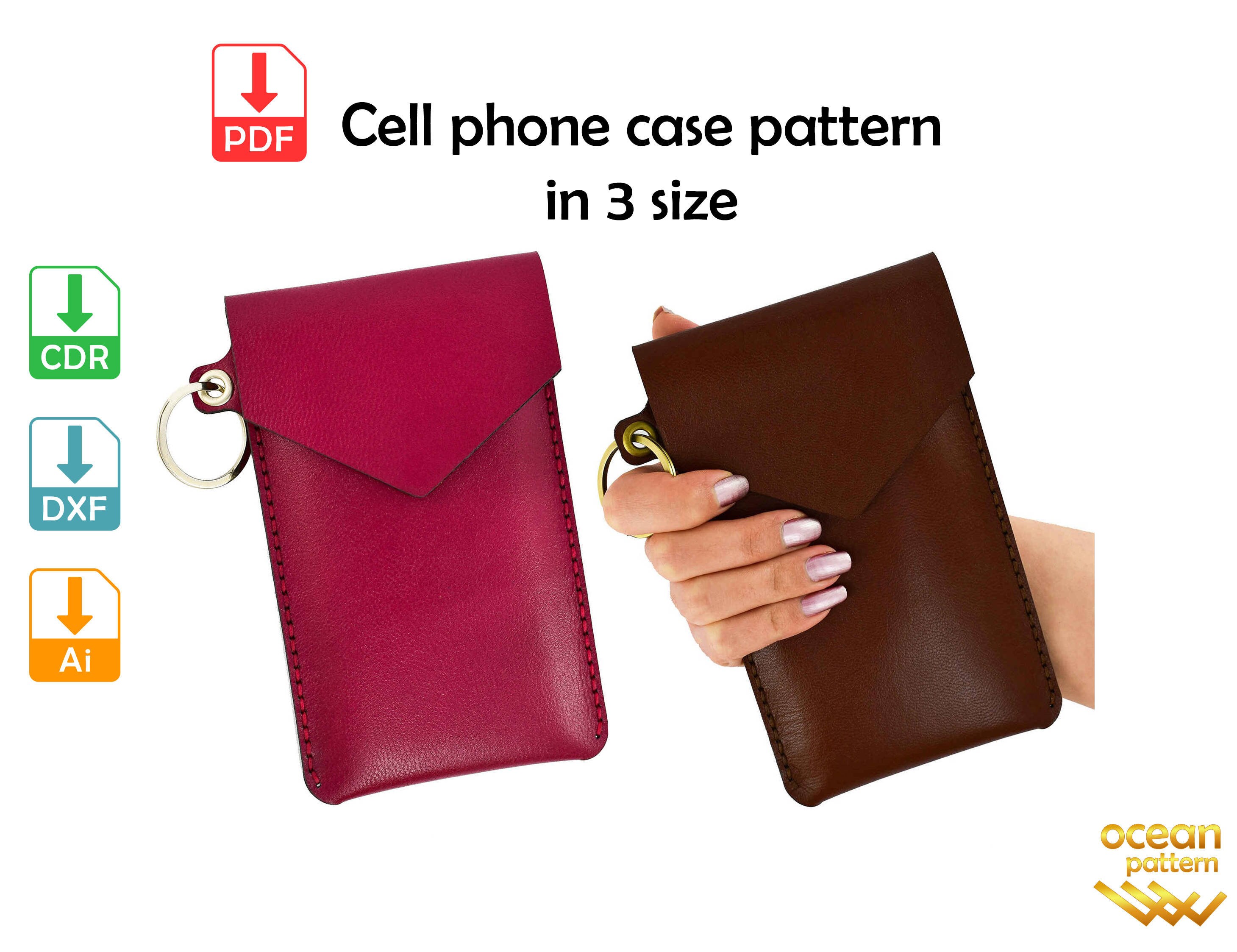 Phone Leather Case Pattern Pattern for Both Handmade and Etsy