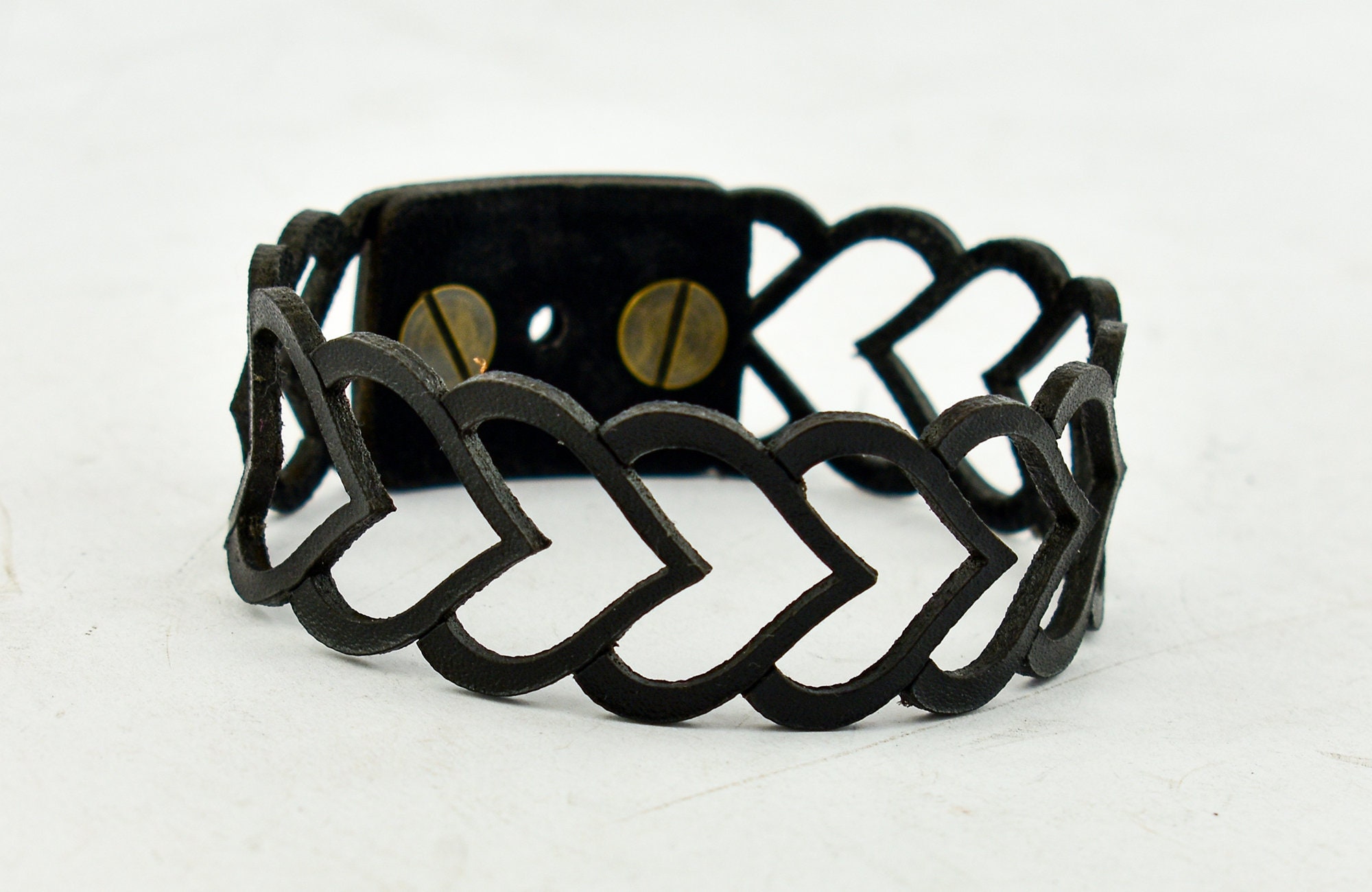 Bracelet Pattern, Leather Bracelet, Svg Template, Heart Shape Design