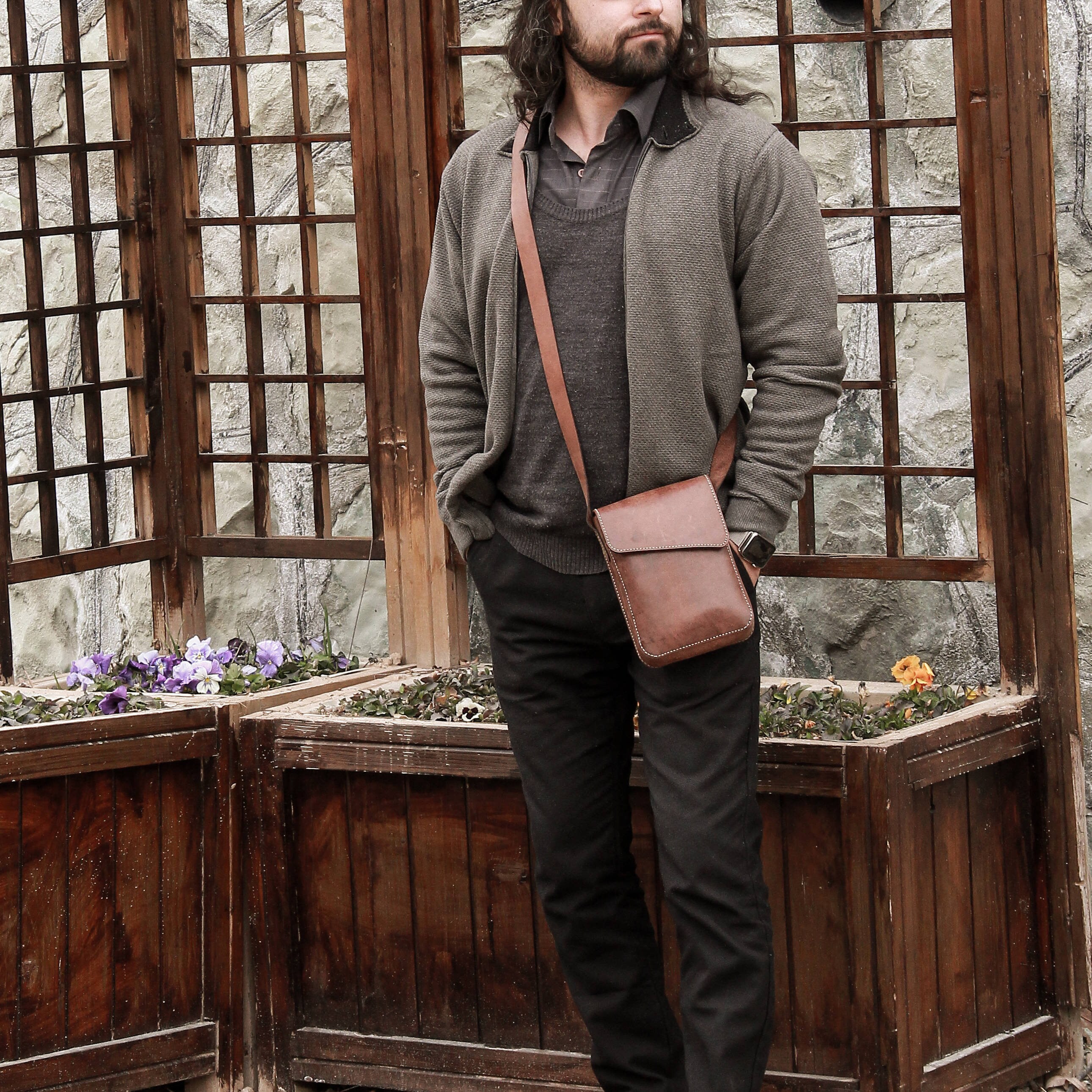 Leather Crossbody Bag Pattern Small Shoulder Bag Template Etsy UK