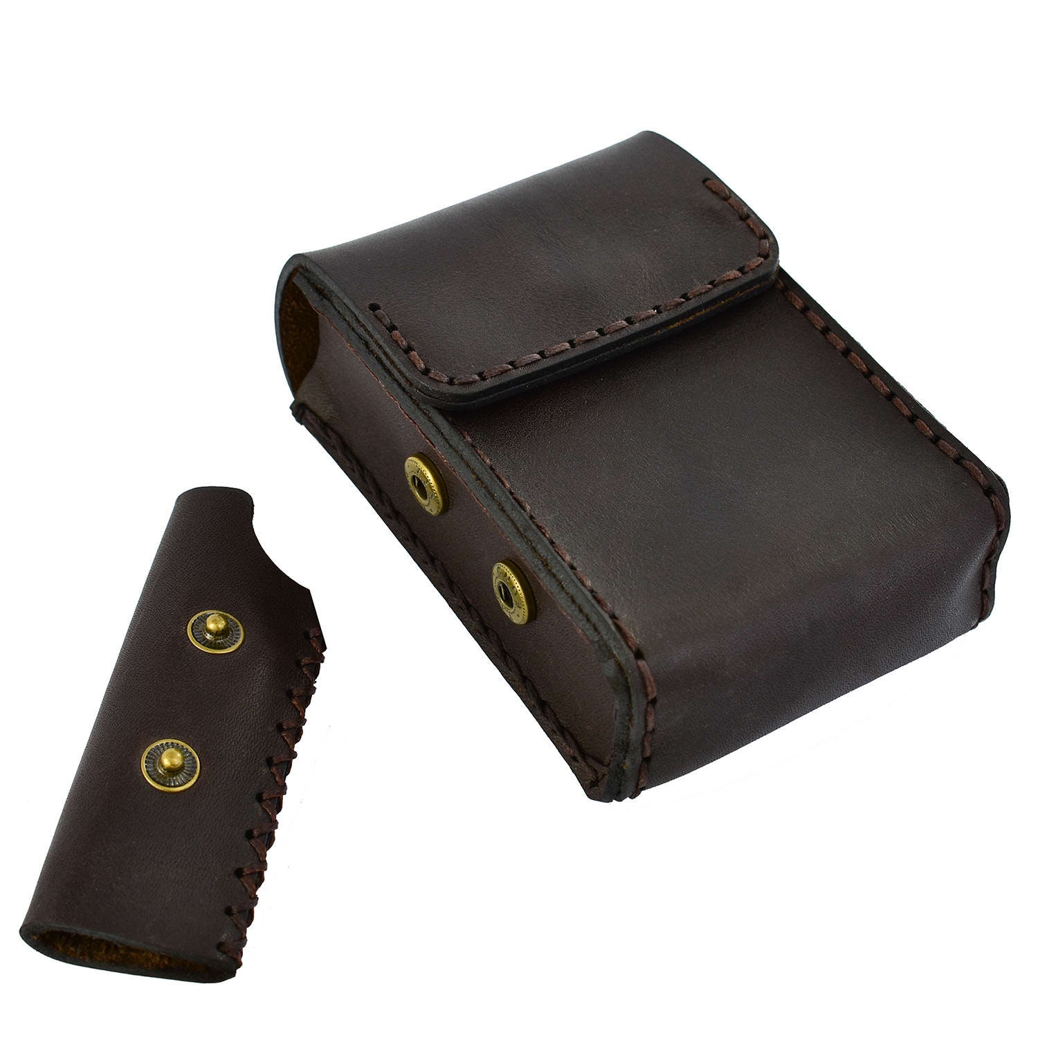 Cigarette and Lighter Leather Case Pattern, Cigarette Pouch Template