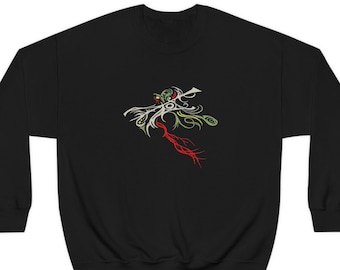 Abstract Design Crewneck Sweatshirt - Ajo, Oio, Peperoncino