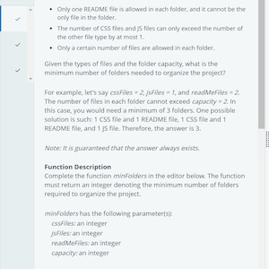 Coding Challenge: Folder Organization