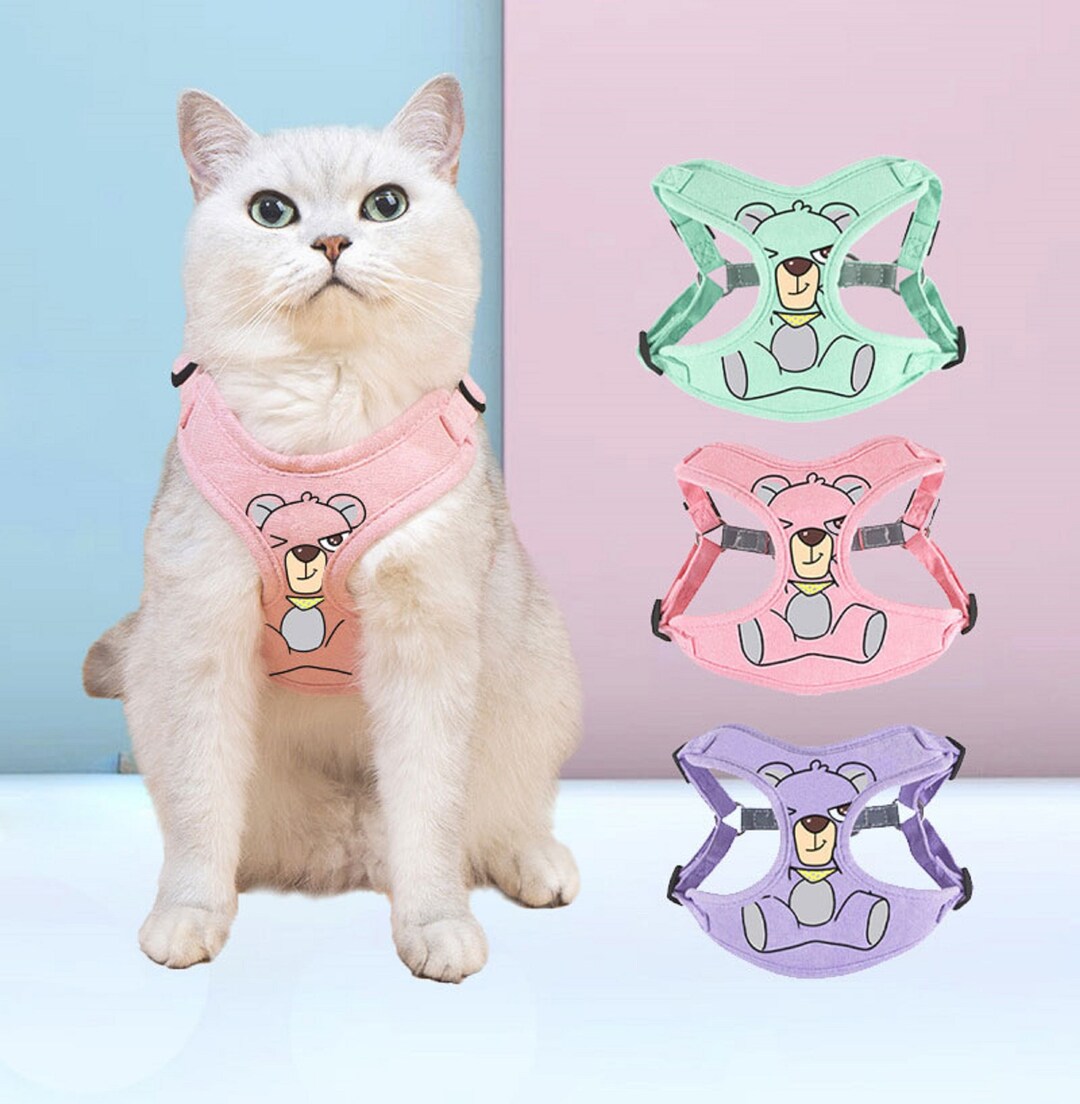 Cat Harness Soft No Choke Design Easy Control Adjustable Escape Proof ...
