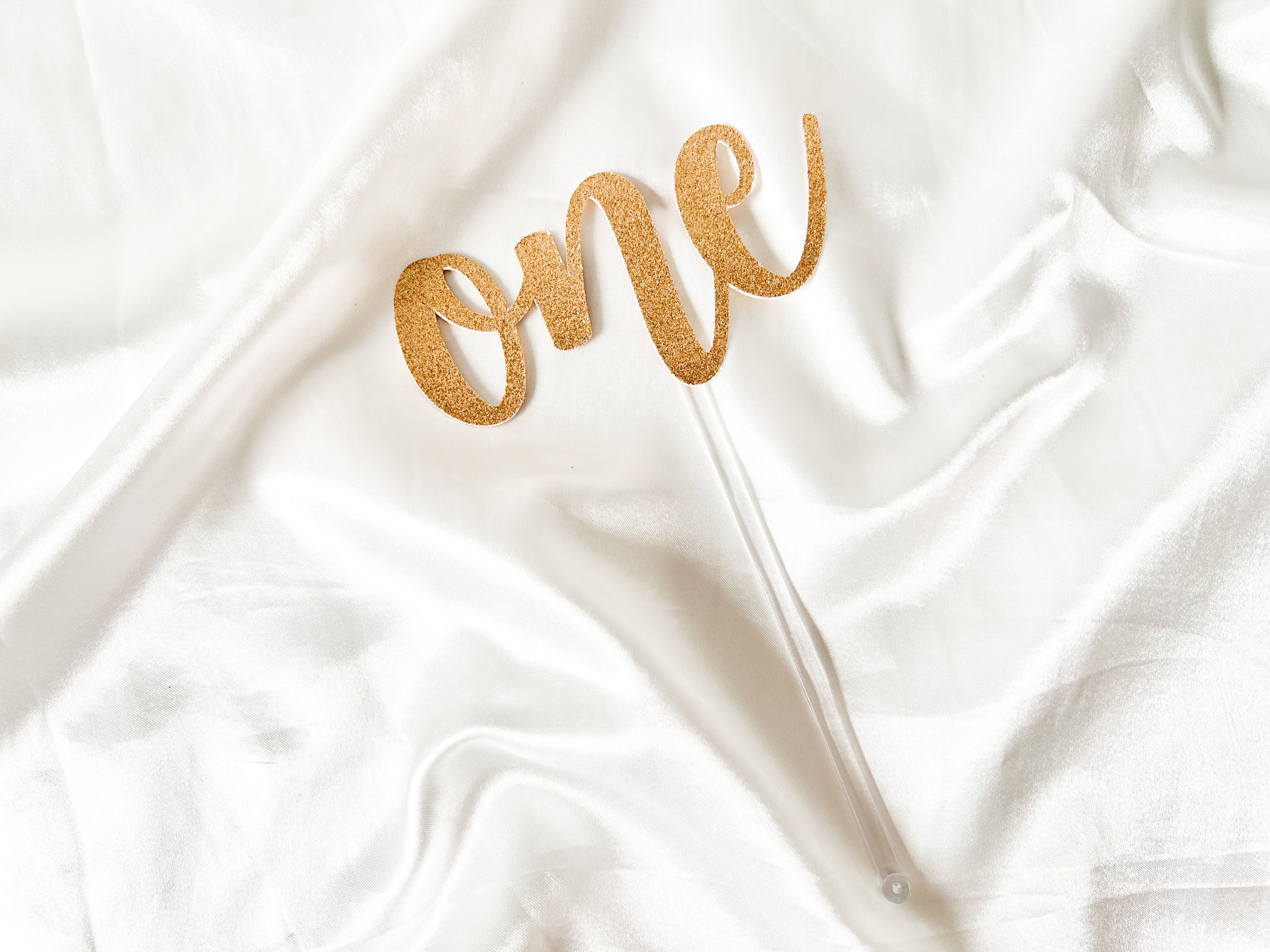 One Cake Topper, First Birthday Cake Topper, Custom One Year Cake ...