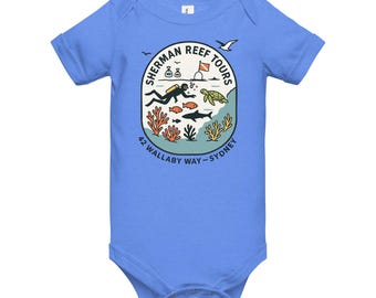 Sherman Reef Tours - Baby short sleeve one piece