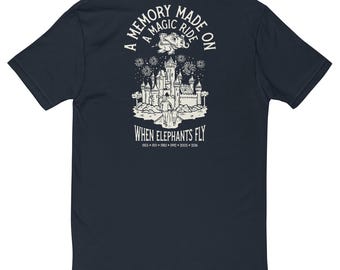 When Elephants Fly - Mother Son- Short Next Level Sleeve T-shirt