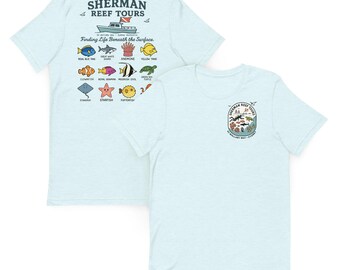 Sherman Reef Tours - Camisa de algodón para adultos