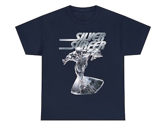 Maglietta Silver Surfer, Maglietta Fumetto, Regalo per Fan dei Fumetti, Maglietta Supereroe