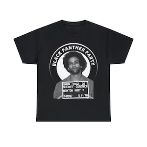 Huey Newton T-Shirt, Black Panther Party T-Shirt, Great Gift for Anyone