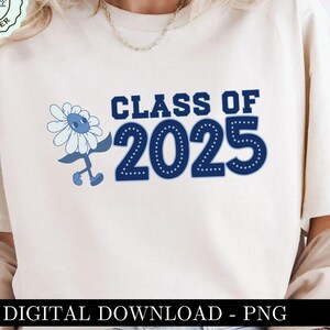 Delft Blue Senior 2025 PNG Clipart, Blue Willow Bow Class of 2025 PNG Graduation Cap Aesthetic Sublimination Design Digital Clipart POD Dtf