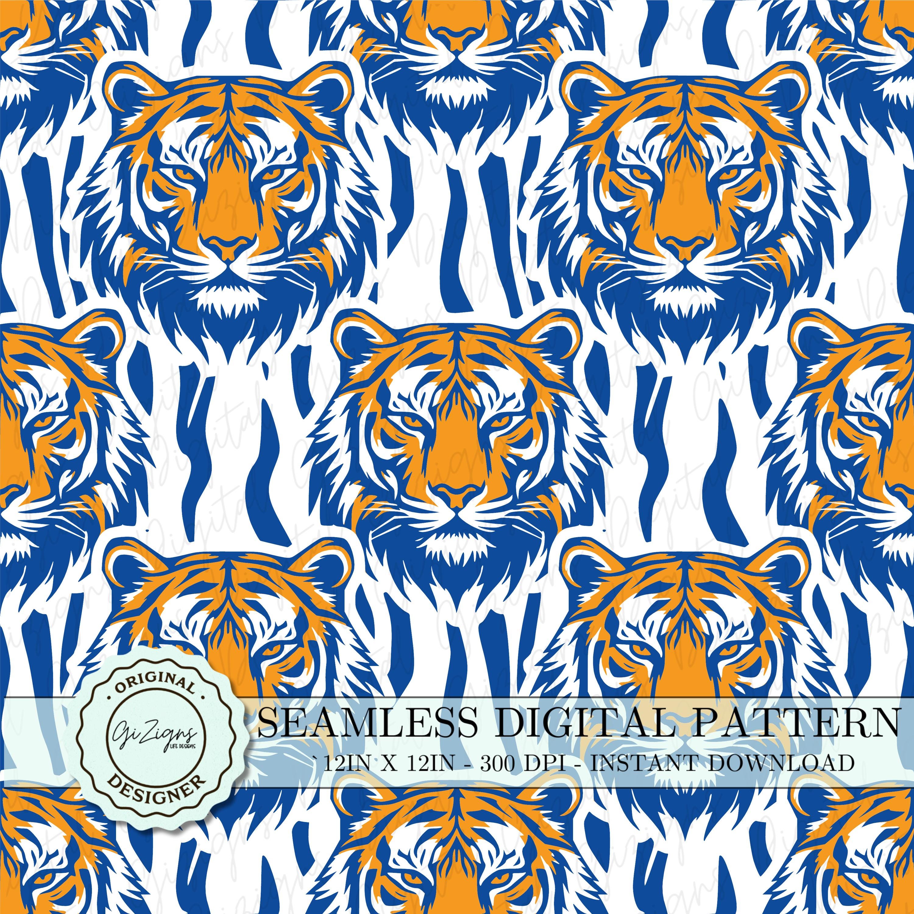 Seamless Tiger Pattern