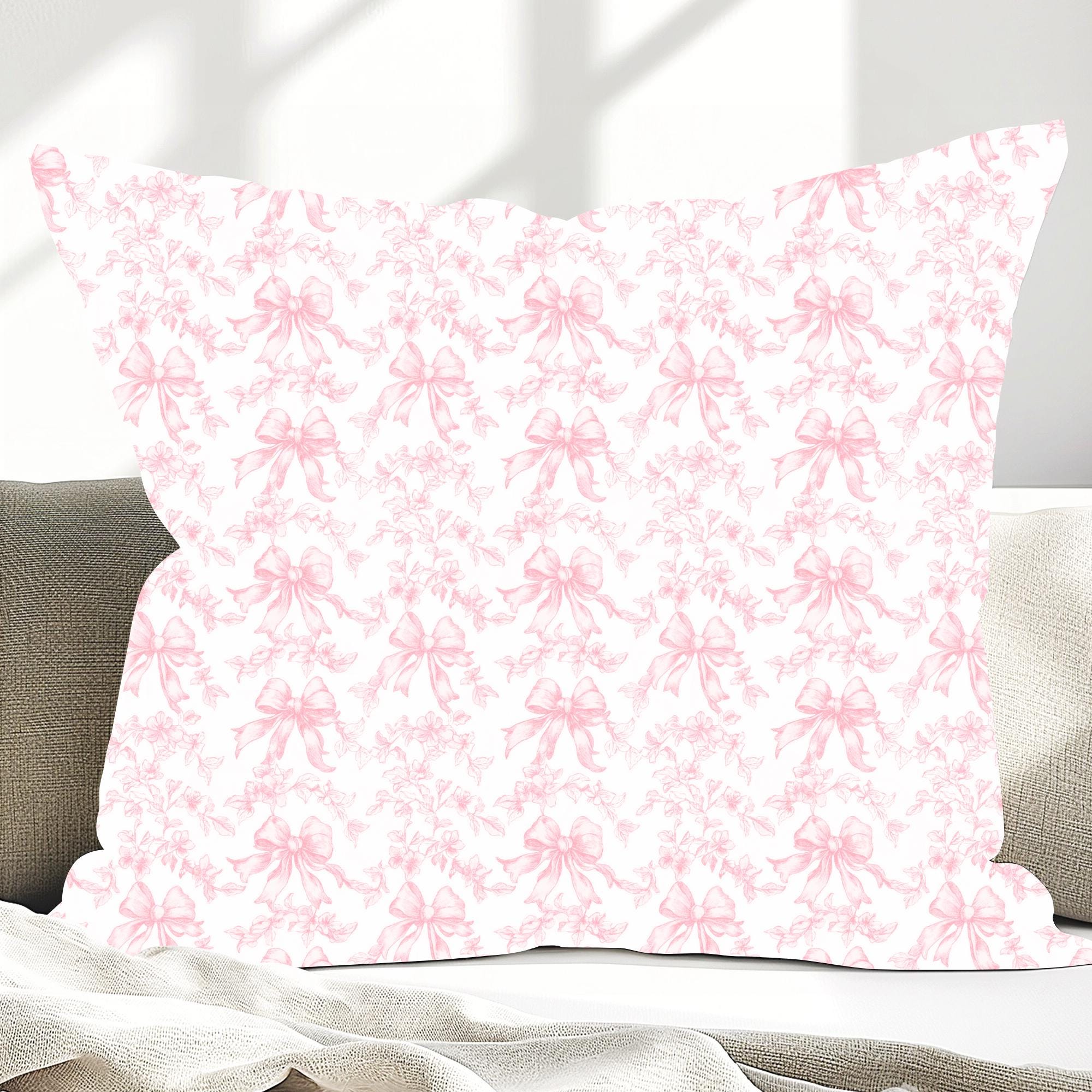 Vintage Pink Toile Coquette Seamless Pattern PNG SVG, Pink Chinoiserie ...