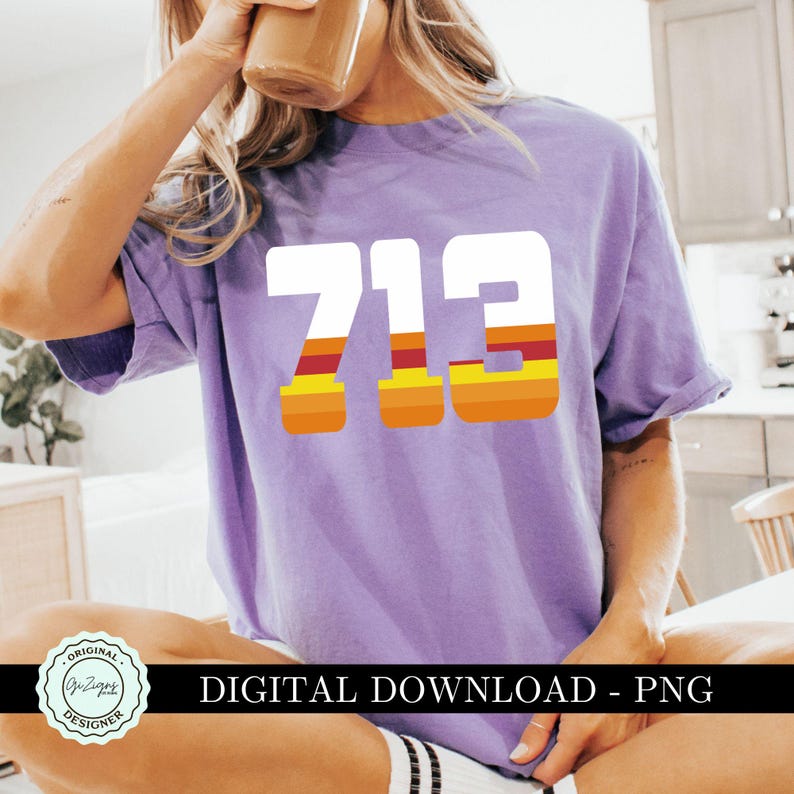 713 Area Code PNG Clipart - Etsy