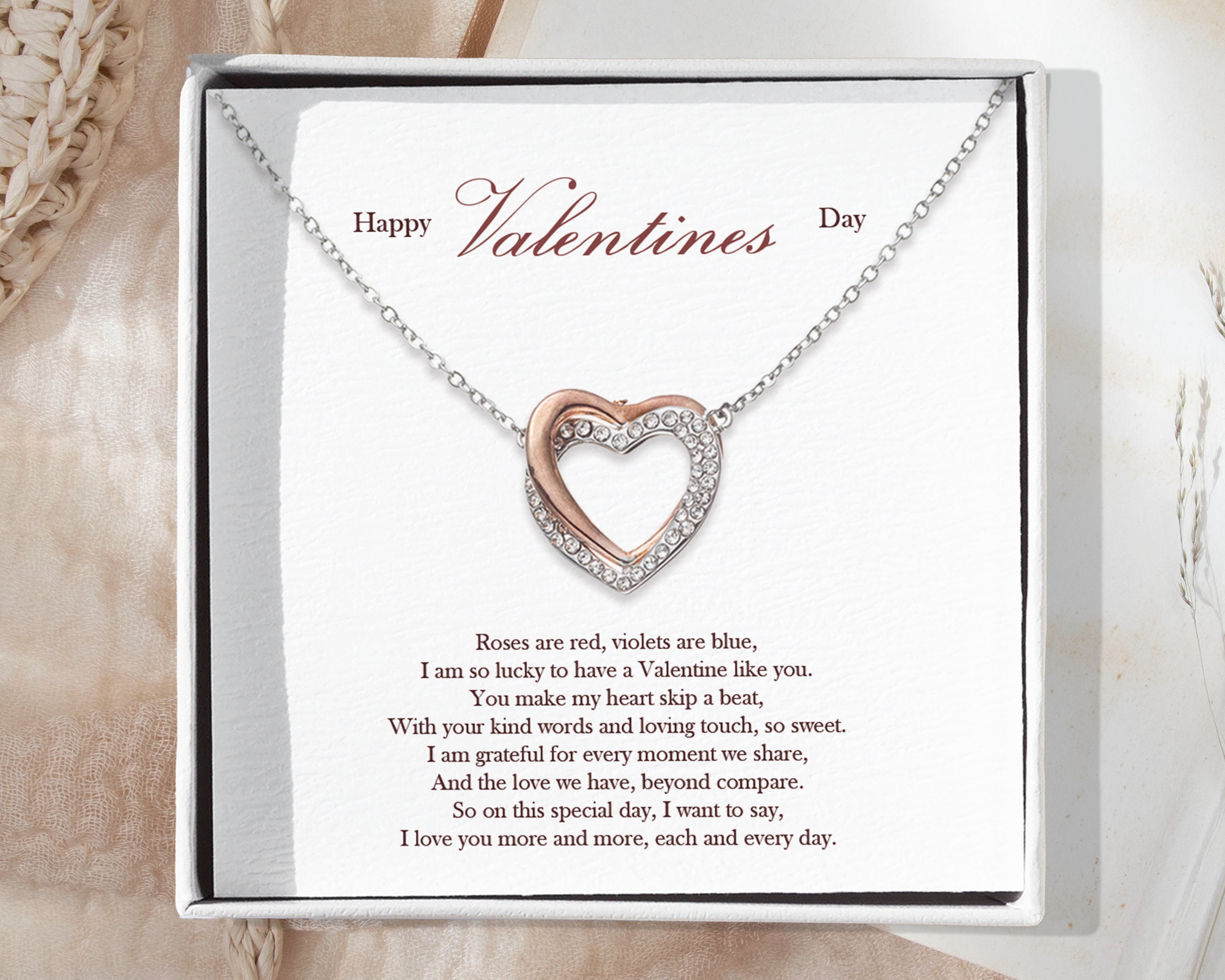 Valentines Day Gift Gift for Her Happy Valentines Day Love Poem