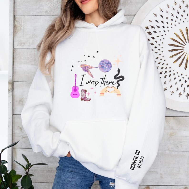 Personalized 'I Was There' Concert Sweatshirt: Custom City & State image 1
