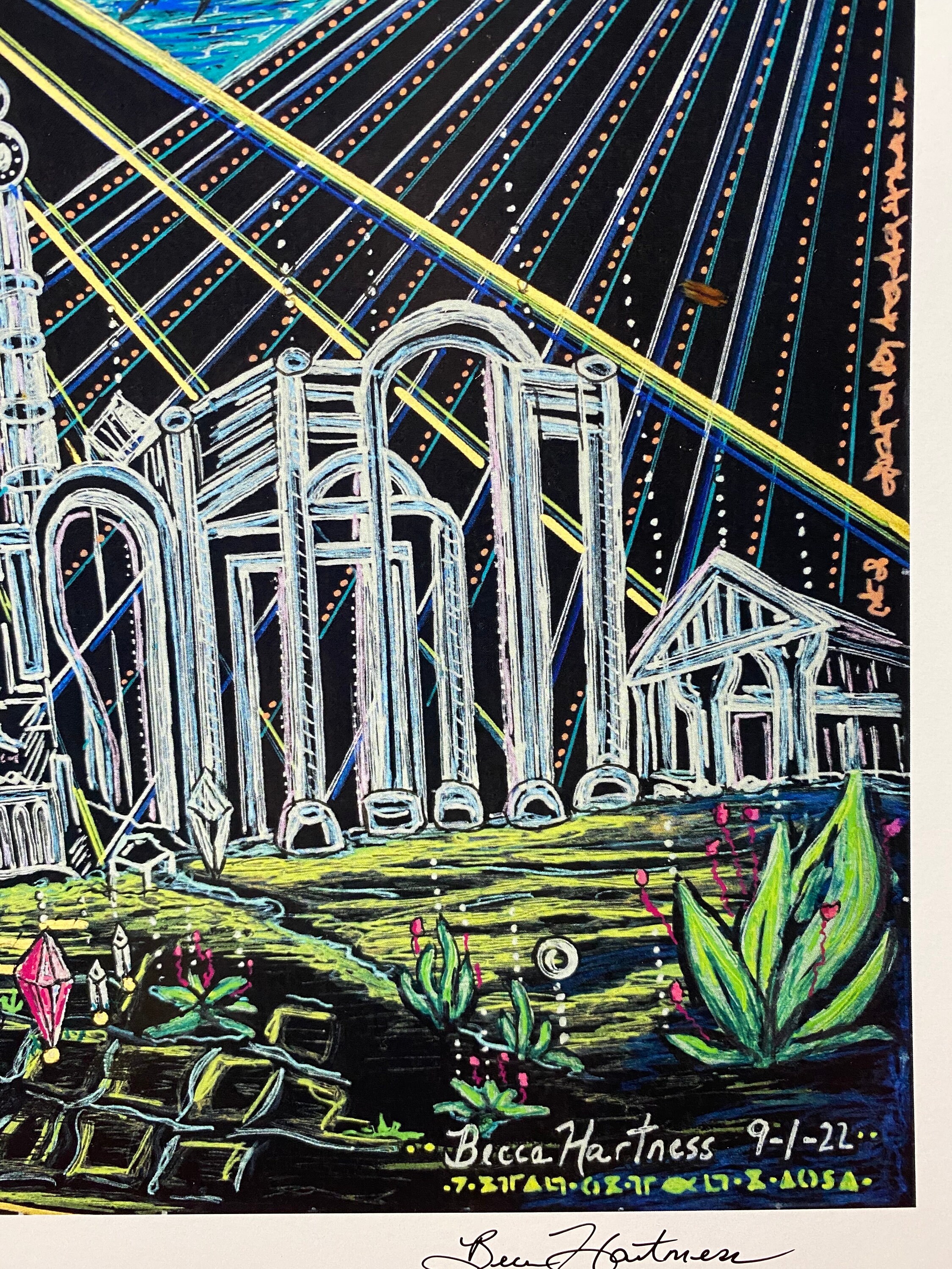 Atlantis Lost City Light Language Art Activation Orca Whale Signed ...