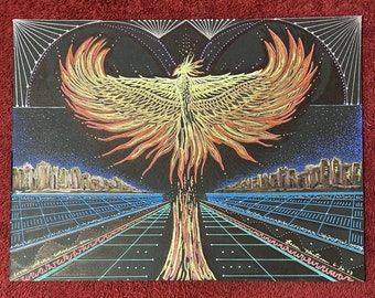 Personal Channeled Soul Template Drawing 9 x 12 Inches Light Language Codes Hand Drawn Black Light Reactive Unique to Your Soul