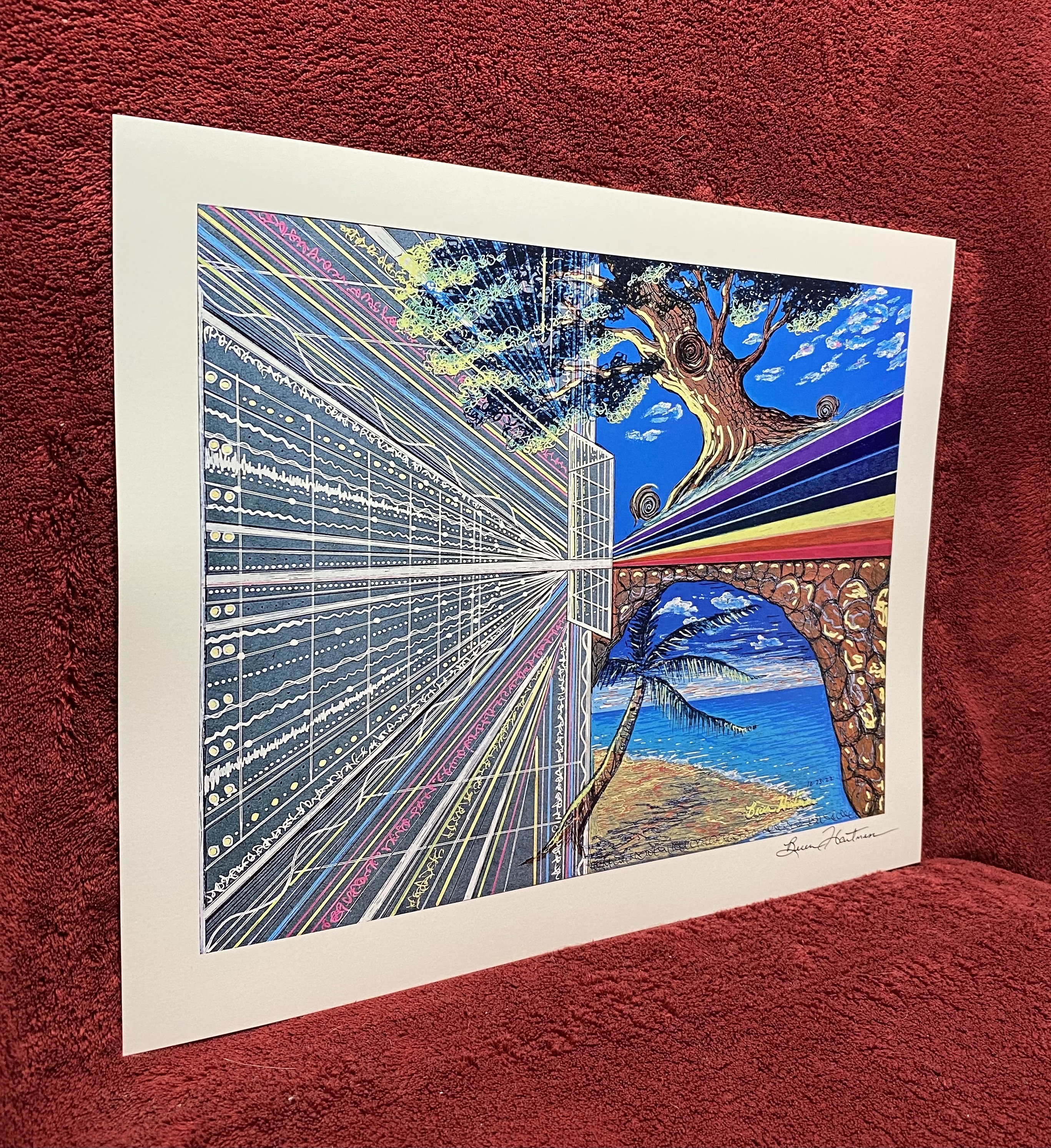 Light Language Art Rainbow Activation Signed Print 11 X 14 Light Codes ...