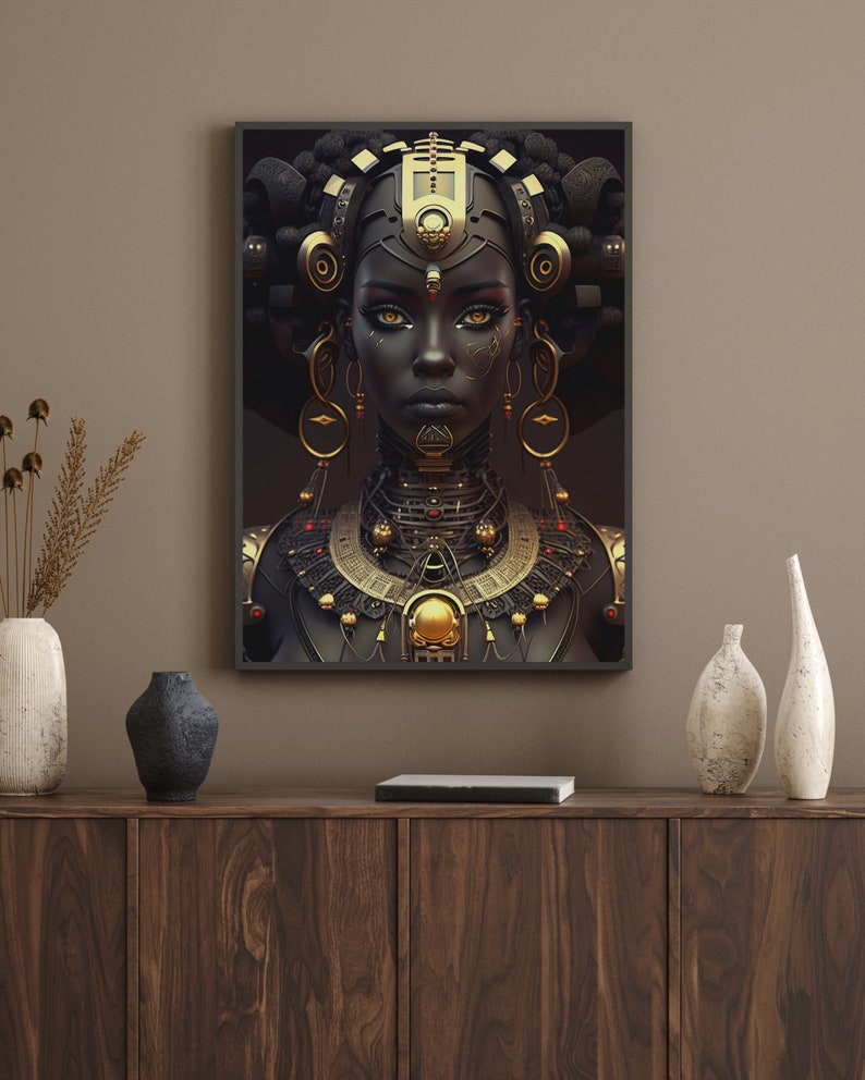 Princess Warrior Ai Art Digital Download Futuristic Art - Etsy