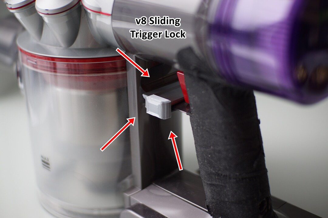 Dyson Vacuum Trigger Lock V6/v7/v8 Plantbased 3D Printed Etsy