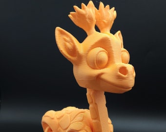 Flexi baby giraffe 3D printed