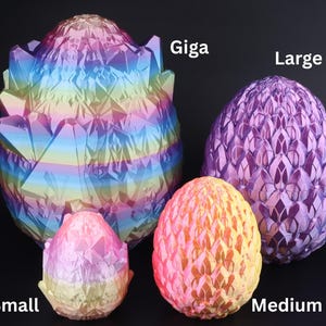 Crystal Dragon, Articulated 3D Printed Dragon Toy, Flexible Fantasy Figure image 5