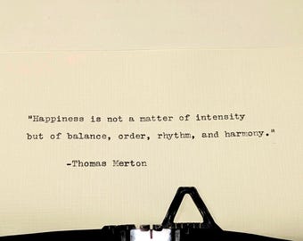 Typewritten Quote by Thomas Merton