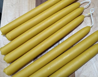 Beeswax Taper Candles