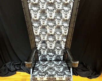 Coffin King Queen throne chair