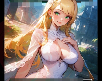 Breeding Pool Shock Land PROXY Anime Waifu Ver A - Etsy