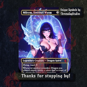 Miirym, Sentinel Wyrm - Custom PROXY Anime Waifu Ver B