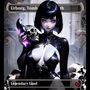 Urborg, Tomb of Yawgmoth -   PROXY Anime Waifu Ver C