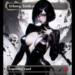 Urborg, Tomb of Yawgmoth -   PROXY Anime Waifu Ver E