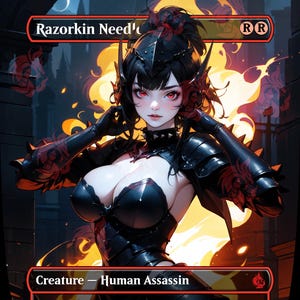 Razorkin Needlehead -   PROXY Anime Waifu Ver A